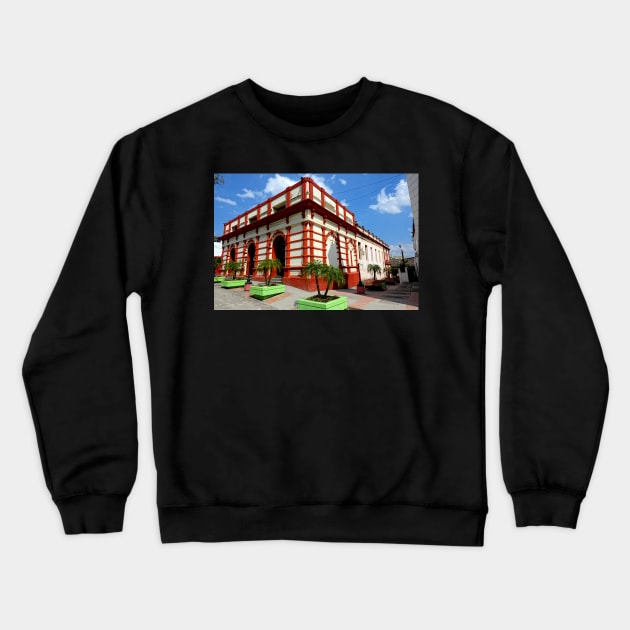 Honduras - Santa Rosa de Copán, architecture Crewneck Sweatshirt by franck380